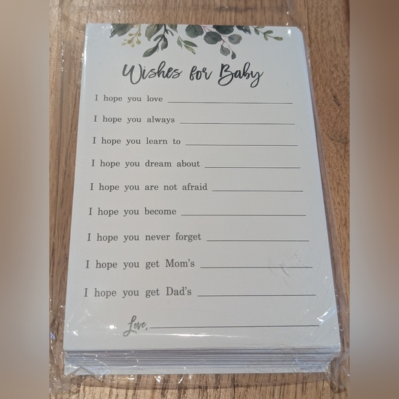 Baby Sprinkle Decorations And Game Cards - Picture 3 of 3